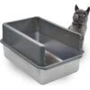 IPrimio Stainless Steel Cat Litter Box, X-Large -Cat Supply Store 352817 MAIN. AC SS1800 V1642529485