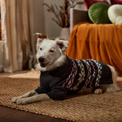 Frisco Gray Chevron Print Dog & Cat Sweater -Cat Supply Store 353555 PT7. AC SS1800 V1660749506