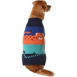 Frisco Anaconda Cheetah Colorblock Dog & Cat Sweater -Cat Supply Store 353596 PT2. AC SS1800 V1659006992