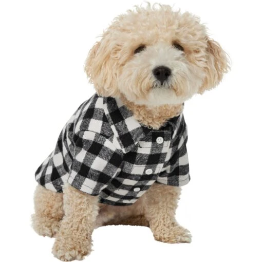 Frisco Black Plaid Dog & Cat Shirt -Cat Supply Store 353682 PT2. AC SS1800 V1659007316