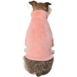 Frisco Lightweight Faux Fur Pink Puffer Dog & Cat Coat -Cat Supply Store 353869 PT2. AC SS1800 V1659007530