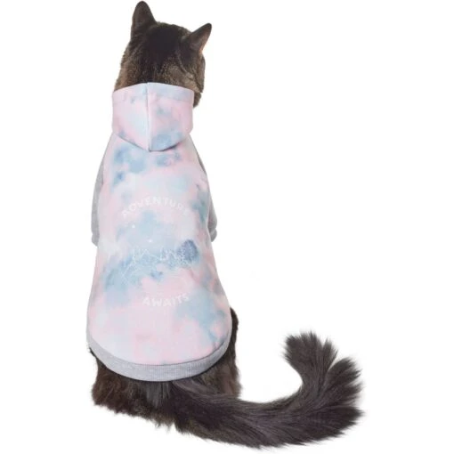 Frisco Pink Tie Dye Dog & Cat Hoodie -Cat Supply Store 353981 MAIN. AC SS1800 V1659011016