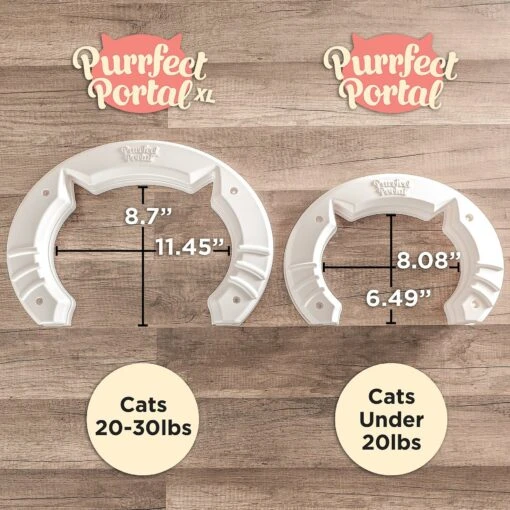 Purrfect Portal Interior Cat Door, X-Large -Cat Supply Store 355130 PT1. AC SS1800 V1642471593