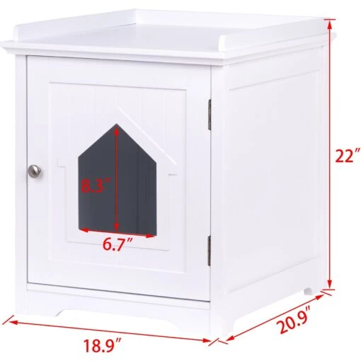 Pawland Decorative Cat House & Litter Box Enclosure -Cat Supply Store 356210 PT2. AC SS1800 V1641612152