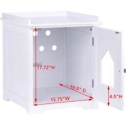 Pawland Decorative Cat House & Litter Box Enclosure -Cat Supply Store 356210 PT3. AC SS1800 V1641619290