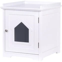 Pawland Decorative Cat House & Litter Box Enclosure -Cat Supply Store 356210 PT5. AC SS1800 V1641601338