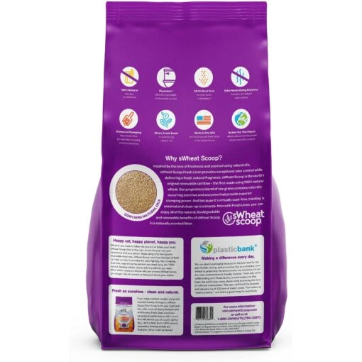 SWheat Scoop Fresh Linen Clumping Cat Litter -Cat Supply Store 358542 PT1. AC SS1800 V1641402396