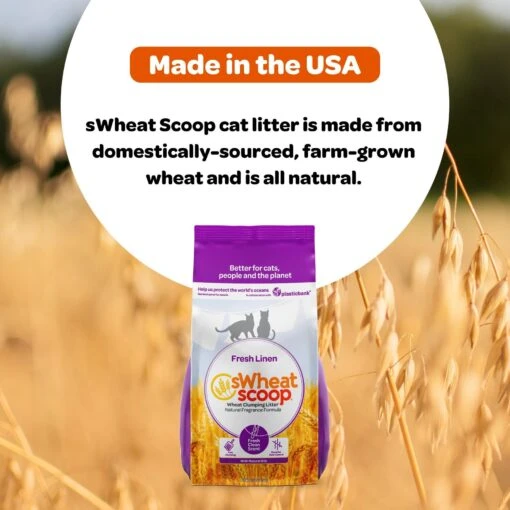 SWheat Scoop Fresh Linen Clumping Cat Litter -Cat Supply Store 358542 PT6. AC SS1800 V1667520011