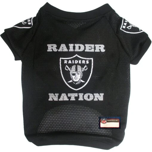 Pets First NFL Dog & Cat Raglan Jersey, Las Vegas Raiders -Cat Supply Store 361172 MAIN. AC SS1800 V1642803447