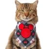 Disney Mickey Mouse Plaid Dog & Cat Bandana -Cat Supply Store 361487 MAIN. AC SS1800 V1660703929