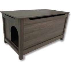 Designer Pet Products Parker Designer Wood Catbox Furniture Litter Box Enclosure, 36-in -Cat Supply Store 362058 PT6. AC SS1800 V1643214425