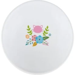 Frisco Cat Face Floral Wide Shape Elevated Non-Skid Ceramic Cat Bowl -Cat Supply Store 363377 PT4. AC SS1800 V1657657267