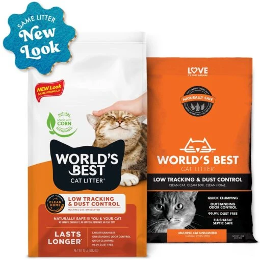 World's Best Low Tracking & Dust Control Multiple Cat Litter -Cat Supply Store 367107 PT1. AC SS1800 V1680789560