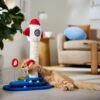 Frisco Rocket Ship 23" Sisal Cat Scratching Post With Play Base -Cat Supply Store 371365 MAIN. AC SS1800 V1664373301