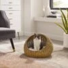 Sam's Pets Nala Wicker Cat Bed, Brown -Cat Supply Store 373519 MAIN. AC SS1800 V1647636722