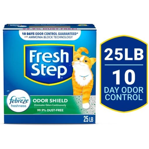 Fresh Step Odor Shield Febreze Scented Clumping Clay Cat Litter -Cat Supply Store 47418 MAIN. AC SS1800 V1695149125