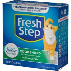 Fresh Step Odor Shield Febreze Scented Clumping Clay Cat Litter -Cat Supply Store 47418 PT7. AC SS1800 V1695138364