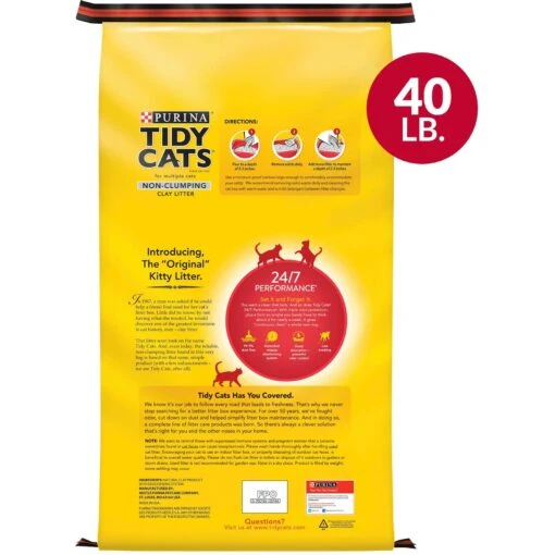 Tidy Cats 24/7 Performance Scented Non-Clumping Clay Cat Litter -Cat Supply Store 49109 PT2. AC SS1800 V1700162389