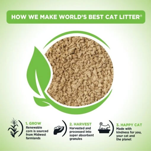 World's Best Unscented Clumping Corn Cat Litter -Cat Supply Store 52323 PT3. AC SS1800 V1598651156