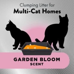 Arm & Hammer Litter Platinum Hardball Garden Bloom Lightweight Easy No-Mess Scooping Clumping Cat Litter -Cat Supply Store 579870 PT5. AC SS1800 V1658194090