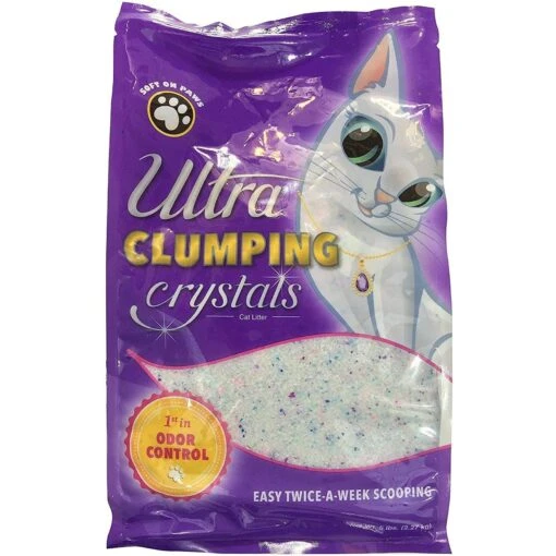 Ultra Unscented Clumping Crystal Cat Litter -Cat Supply Store 581382 PT1. AC SS1800 V1657660752