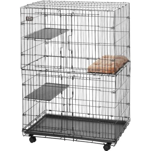 MidWest Collapsible Wire Cat Cage Playpen -Cat Supply Store 60753 PT2. AC SS1800 V1569619651