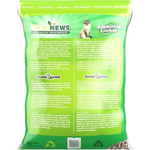 Fresh News Unscented Non-Clumping Paper Cat Litter -Cat Supply Store 61630 PT1. AC SS1800 V1646951188