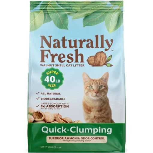 Naturally Fresh Quick Clumping Unscented Cat Litter, 40-lb Bag -Cat Supply Store 639646 MAIN. AC SS1800 V1664228405