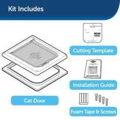 PetSafe 2-Way Locking Cat Door -Cat Supply Store 64002 PT4. AC SS1800 V1628116904