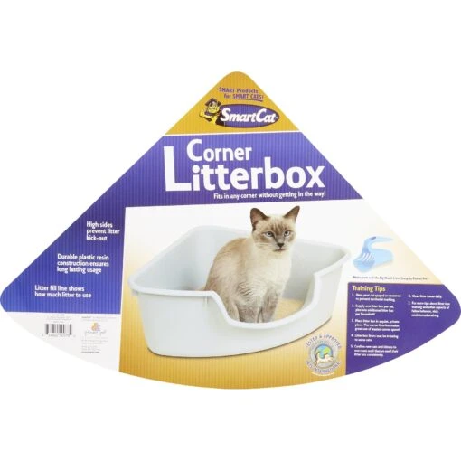 SmartCat Corner Litter Box -Cat Supply Store 64198 PT8. AC SS1800 V1536763512