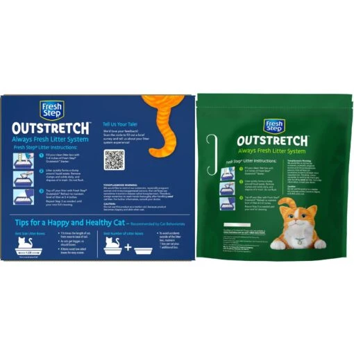 Fresh Step Outstretch Always Fresh Litter System, Starter Kit 16-lb Box & 7-lb Pouch -Cat Supply Store 645654 PT6. AC SS1800 V1694464735