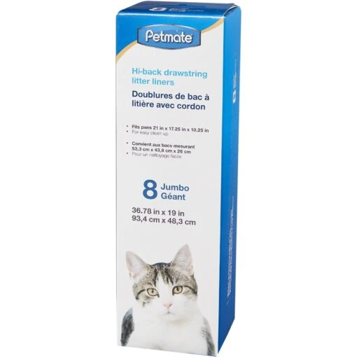 Petmate Drawstring Hi-Back Litter Pan Liners -Cat Supply Store 68593 MAIN. AC SS1800 V1507035614