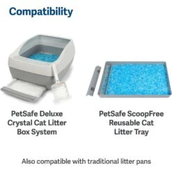 PetSafe ScoopFree Premium Crystal Litter 2-Pack & PetSafe ScoopFree Complete Reusable Litter Tray -Cat Supply Store 694158 PT4. AC SS1800 V1668549456