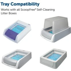 PetSafe ScoopFree Premium Crystal Litter 2-Pack & PetSafe ScoopFree Complete Reusable Litter Tray -Cat Supply Store 694158 PT8. AC SS1800 V1668549457