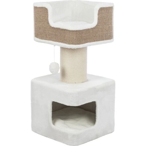 TRIXIE Ava Cat Scratching Post, XX-Large, Brown/White -Cat Supply Store 701422 MAIN. AC SS1800 V1668544385