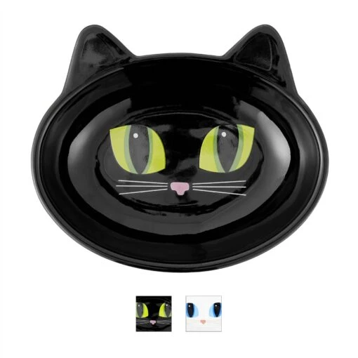 PetRageous Designs Frisky Kitty Oval Cat Dish -Cat Supply Store 70333 MAIN. AC SS1800 V1579900128