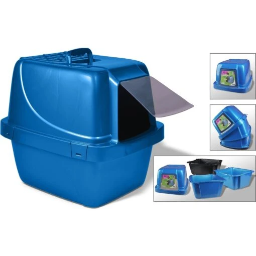 Van Ness Enclosed Sifting Cat Litter Pan -Cat Supply Store 70453 PT4. AC SS1800 V1536764860