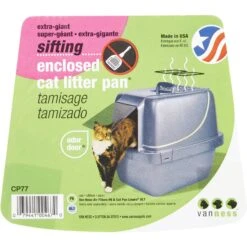 Van Ness Enclosed Sifting Cat Litter Pan -Cat Supply Store 70453 PT8. AC SS1800 V1536764863