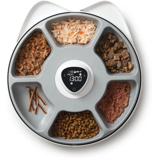 Catit Pixi Smart 6-Meal Cat Feeder -Cat Supply Store 706126 PT3. AC SS1800 V1668023593