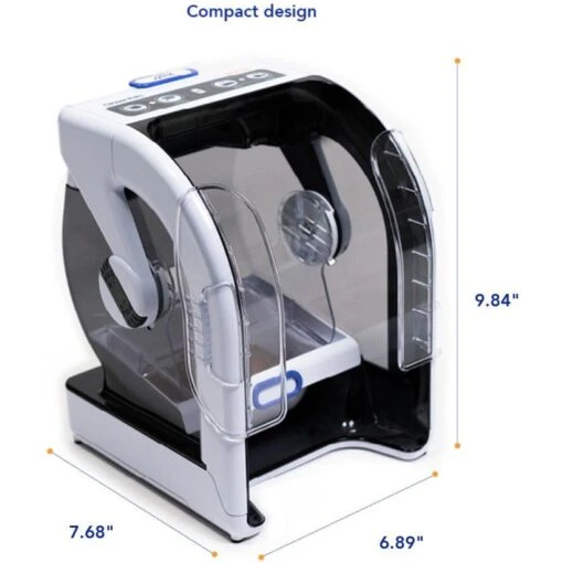 Closer Pets MiBowl Microchip Dog & Cat Feeder, White & Black -Cat Supply Store 710014 PT3. AC SS1800 V1668186439