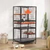 Coziwow 3-Door Heavy Duty Cat Cage Playpen With Wheels -Cat Supply Store 712878 MAIN. AC SS1800 V1682006315