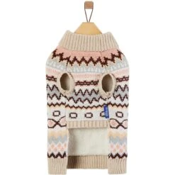 Frisco Sherpa Lined Fairisle Dog & Cat Sweater -Cat Supply Store 718422 PT4. AC SS1800 V1692978165