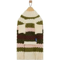 Frisco Bubble Knit Multi Striped Mock Neck Dog & Cat Sweater -Cat Supply Store 718854 PT4. AC SS1800 V1693234898