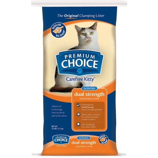 Premium Choice Carefree Fresh Scented Clumping Clay Cat Litter -Cat Supply Store 71916 MAIN. AC SS1800 V1523381086