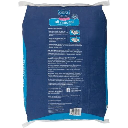 Premium Choice Carefree Unscented Clumping Clay Cat Litter -Cat Supply Store 71921 PT1. AC SS1800 V1458574342