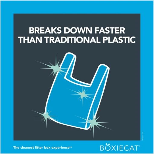 Boxiecat Scoop & Tie Cat Litter Waste Bag, 120 Count -Cat Supply Store 732278 PT7. AC SS1800 V1673467489