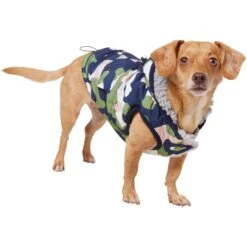 Frisco Medium Weight Urban City Camo Printed Dog & Cat Hooded Coat -Cat Supply Store 742358 PT2. AC SS1800 V1703194380