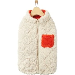 Frisco Medium Weight Quilted Sherpa Dog & Cat Zipper Coat -Cat Supply Store 744166 PT3. AC SS1800 V1692978613