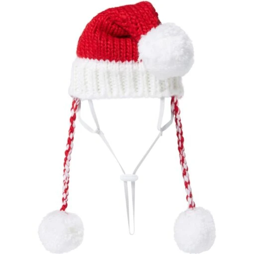 Frisco Chunky Knit Santa Dog & Cat Hat -Cat Supply Store 744878 PT3. AC SS1800 V1694802017