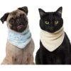 Frisco Reversible Snowflake Cozy Knit Faux Fur Dog & Cat Pullover Bandana, 1 Count -Cat Supply Store 746630 MAIN. AC SS1800 V1694800688